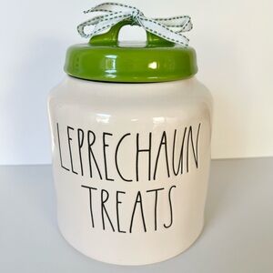 Leprechaun Treats Cookie Jar by Rae Dunn